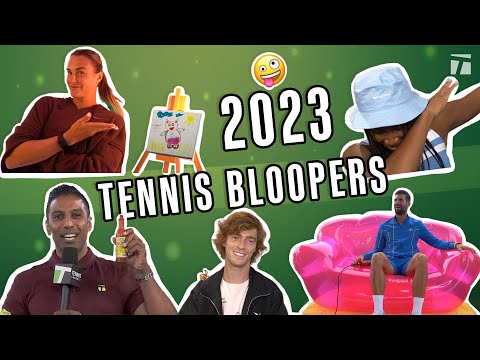 Tennis Channel BLOOPERS 2023 - Novak Djokovic, Coco Gauff, Iga Swiatek & more!