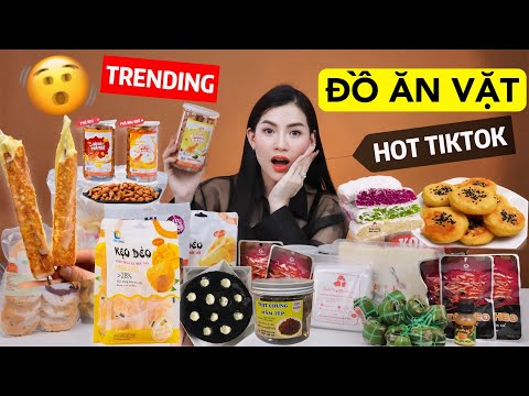 Review ĐỒ ĂN VẶT HOT TREND TIKTOK | CAFE KOPIKO, BÁNH HỒNG, PHÔ MAI SỮA NƯỚNG, BÁNH TỔ ONG ..v..v..