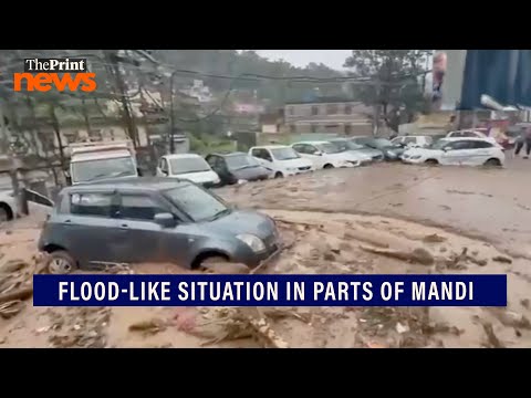Himachal Pradesh's Mandi sees flood-like situation due to heavy rainfall