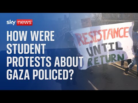 New evidence shows how student protests about Gaza were handled by police and universities