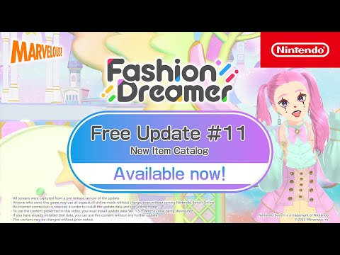 Fashion Dreamer – October Update Trailer – Nintendo Switch