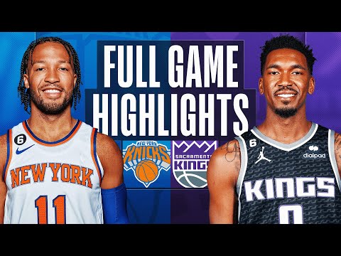 KNICKS at KINGS | FULL GAME HIGHLIGHTS | March 9, 2023 video clip