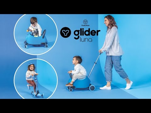 Yvolution Y Glider Luna 5-in1 Innovative Ride-on to Scooter