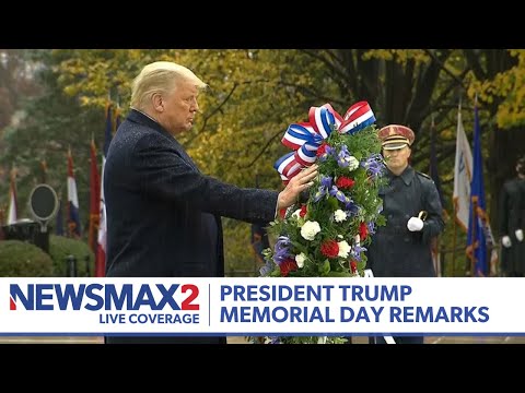 LIVE: President Trump Memorial Day observance at Arlington National Cemetery