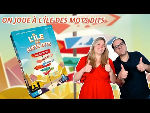 { Règles Et Partie } ON JOUE À L'ÎLE DES MOTS DITS | Jeu De Société | Matagot