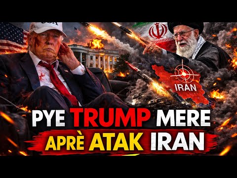 TRUMP METE MOND LAN CHO, VIN GADE IRAN FE NAN MWAYEN ORYAN.