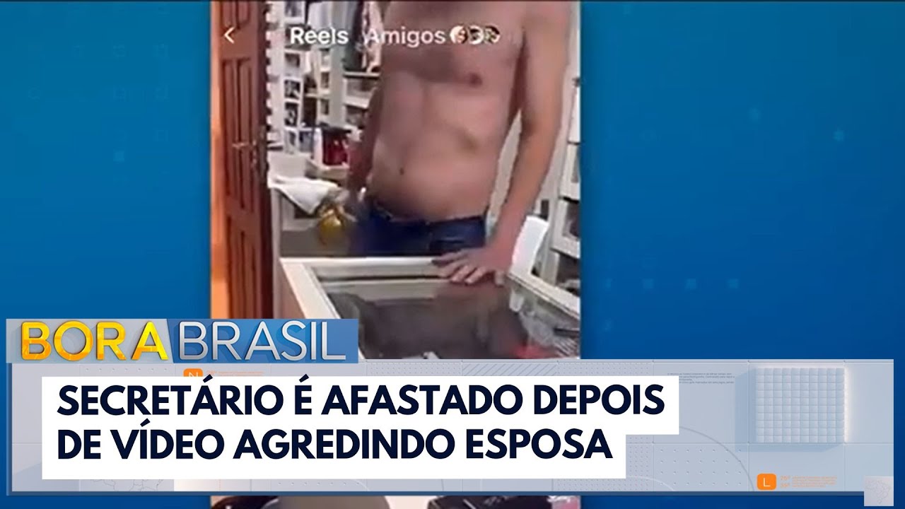 Secretário é afastado depois de vídeo agredindo esposa TV Online Secretário é afastado depois de vídeo agredindo esposa