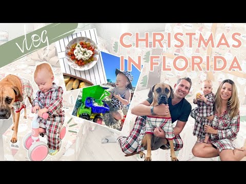 CHRISTMAS 2021 | Christmas in Florida, *MASSIVE* Seafood Feast, Opening Presents from Santa!