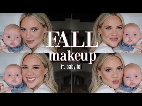Fall Makeup Tutorial..baby not included lol || Elanna Pecherle 2020
