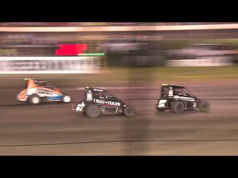8.19.16 Lucas Oil POWRi National Midget League at Lincoln Speedway - dirt track racing video image