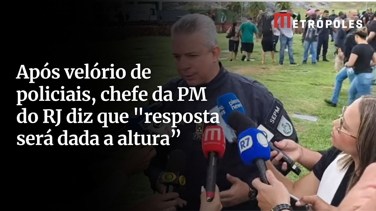 Megaoperação contra o CV Resposta será dada a altura  diz chefe da PM
