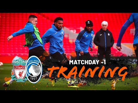 UEL andata QF | Liverpool-Atalanta | L’allenamento dei nerazzurri ad Anfield