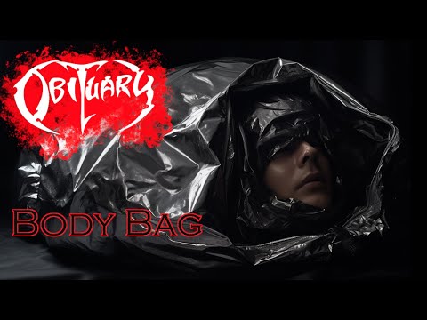 Body Bag by Obituary - lyrics as images generated by an AI