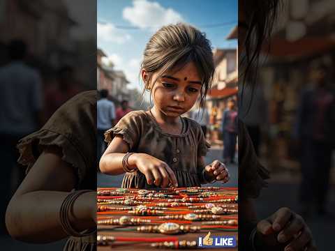 thank you guys for 50M+ views 👧 A 5-Year-Old Girl And brother rakshabandhan