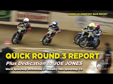 Quick Round 3 Speedway Race Report + Dedication to the memory of JOE JONES! - dirt track racing video image