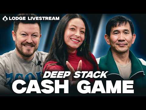 New Video from Andrew Neeme: SPLASHY Deep Stack Texas Cash Game | LODGE LIVESTREAM