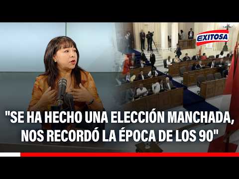 🔴🔵 Mirtha Vásquez cuestiona votación para la Mesa Directiva del senado
