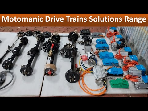 Range of drive train solution | pmsm motor | ipm motors | bldc motor | differential axles | steering