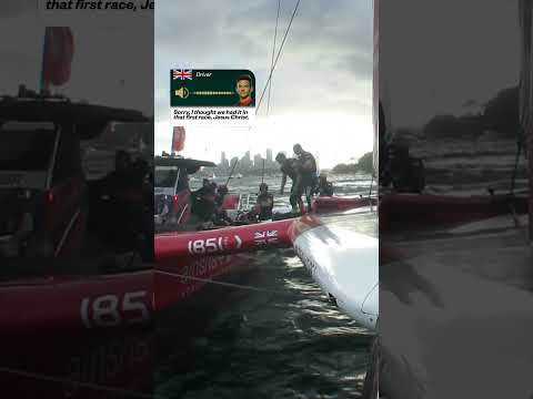 Dylan Fletcher on the mic 🔊 #sailgp