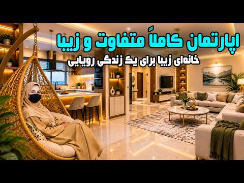 A completely different and beautiful apartment / اپارتمان کاملاً متفاوت و زیبا در گزارش فرشته عظیمی
