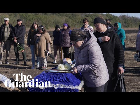 Four members of the same family killed by a Russian missile in Hroza, north-east Ukraine