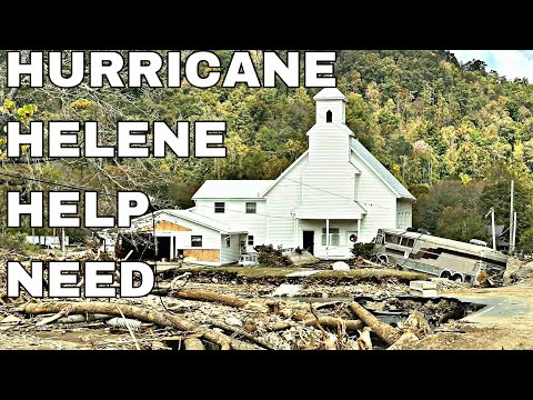 Hard hit areas from Helene during our shipments of supplies.