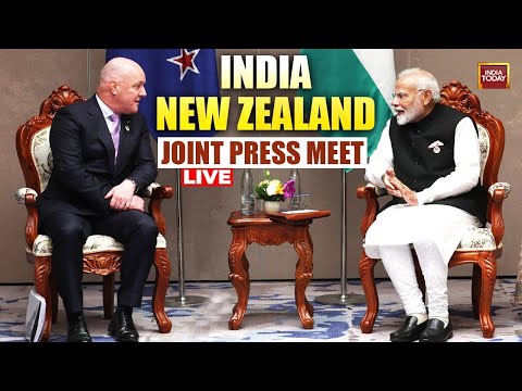 PM Modi And New Zealand PM Luxon Joint Press Meet LIVE | PM Modi LIVE | PM Luxon LIVE | India Today