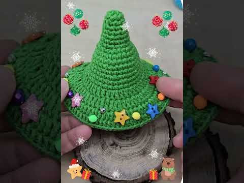 Tejer Arbolito de Navidad Muy Fácil/Crochet Easy Christmas Tree Step by Step