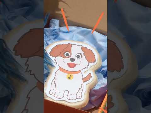 Making a Puppy Cookie for Elmo #sesamestreet