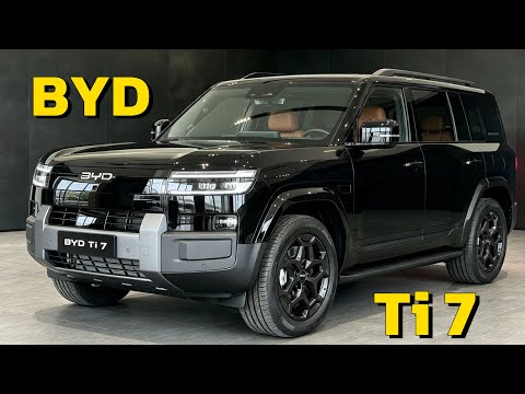 New 2027 BYD Ti 7 PHEV Spec DM-P 1.5L 1300Km SUV Off Road <strong>Black</strong> <strong>Color</strong>