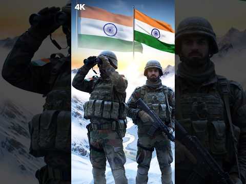 😰दो फौजी हिमालय की चोटियों पर दुश्मन🥵 पर नज़र रख रहे हैं 🇮🇳 | Real Army Scene #army # shorts