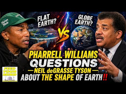 Pharrell Williams QUESTIONS Neil Degrasse Tyson About THE SHAPE Of Earth‼️🤯