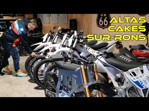This guy has over 30 electric motorcycles
