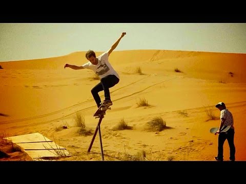 Skate session on sand dunes in the Moroccan Desert - UCblfuW_4rakIf2h6aqANefA