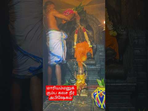 மாரியம்மனுக்கு 48 ஆம் நாள் கும்ப கலச நீர் அபிஷேகம் பூஜை