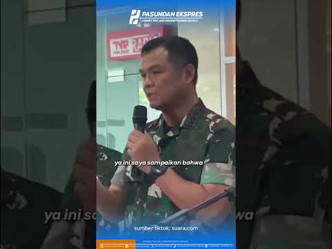 Wakil panglima TNI bantah darurat Militer #news #tni #tniad #tnipolri #militer