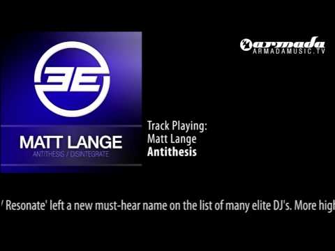 Matt Lange - Antithesis (Original Mix) [ELE113] - UCGZXYc32ri4D0gSLPf2pZXQ