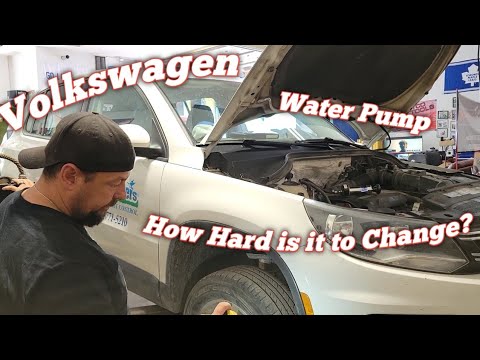 Replacement of the water pump of the Volkswagen Tiguan 2.0 TSI (With video)