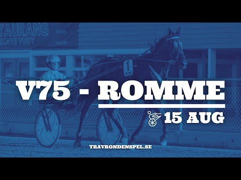 Travtips V75 Romme - 15 augusti 2020