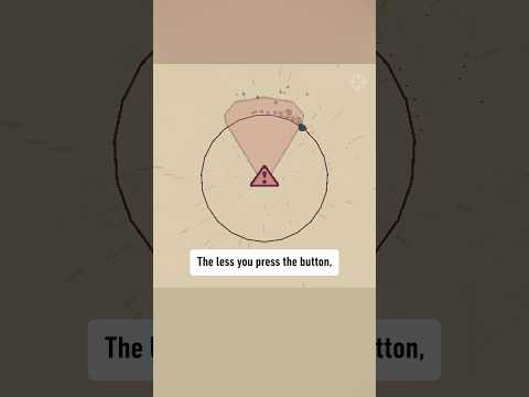 A ONE BUTTON bullet hell game #indiegame
