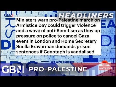 'Ministers warn pro-Palestine march on Armistice Day could trigger violence' | The Daily Mail