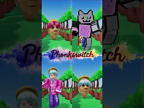 Roblox Nyan Cat vs Rumi Escape from Hamood Habibi #shortsfeed #funny #memes