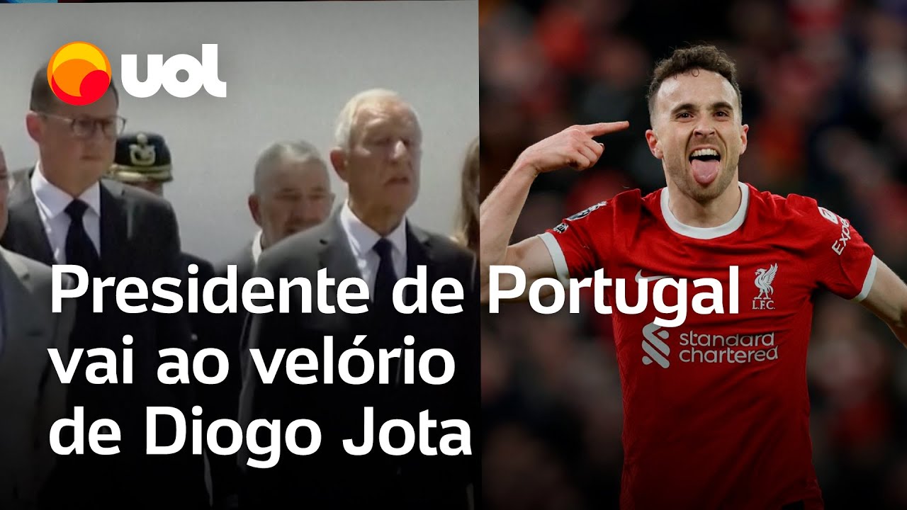 Velório de Diogo J e André Silva: Presidente de Portugal homenageia irmãos mortos