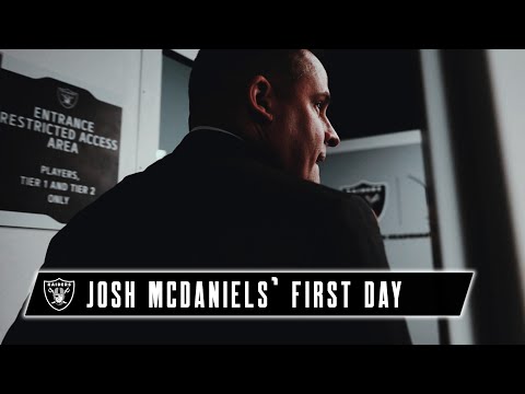 Behind the Scenes of Josh McDaniels’ First Day as Head Coach of the Raiders | NFL video clip