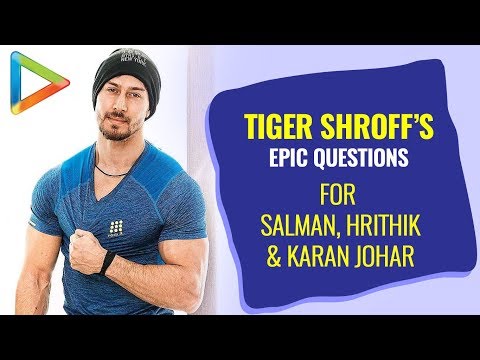 Video - WATCH Bollywood | TIGER SHROFF Rapid Fire : 'Hrithik Roshan, How do You Always PROVE the Naysayers WRONG'? #India #Celebrity