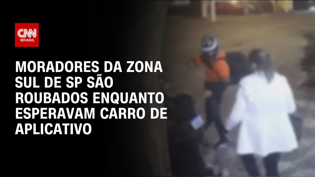 Moradores da zona Sul de São Paulo são roubados enquanto aguardavam carro de aplicativo | CNN 360º