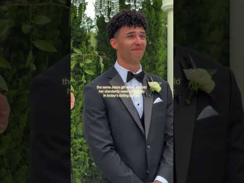 <strong>God’s</strong> plan was so worth the wait 🤍🥹 #couple #wedding #christian #love #trending