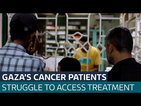 'Without any hope': Thousands of cancer patients in Gaza with no treatment | ITV News