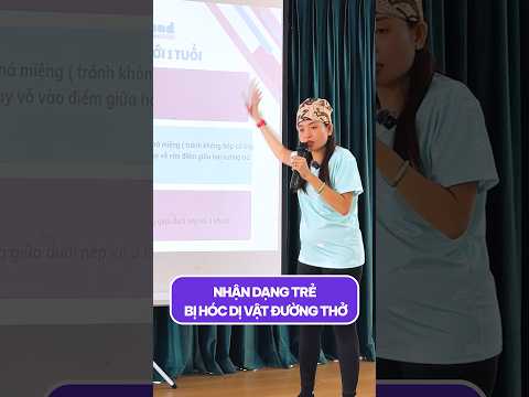 Ba mẹ ơi, đây là cách nhận dạng khi con bị hóc dị vật #KinderHealth #Shorts #HocDiVat