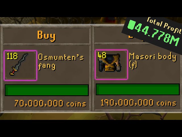 [OSRS] 5 Best items to flip in 2022 - OSRS Flipping Items